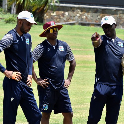 The #MenInMaroon get going for camp in Antigua ahead of the #T20WorldCup. (Windies Cricket photo)