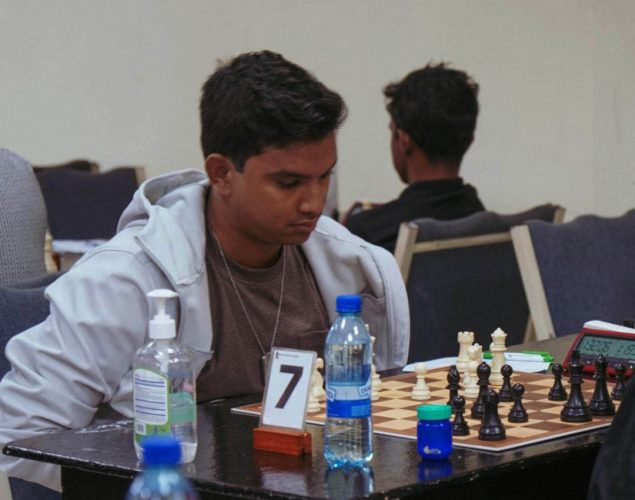 Ethan Lee, the only contestant in the recent New GPC sponsored National Chess Championship to earn a draw with Taffin Khan, winner of the tournament 