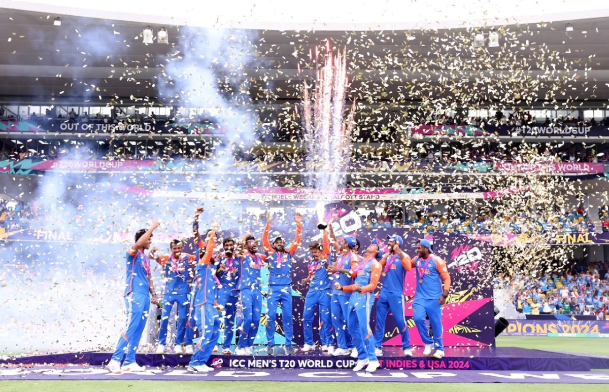 Ecstasy! India celebrates after winning their second ICC T20 World Cup following a thrilling win over South Africa