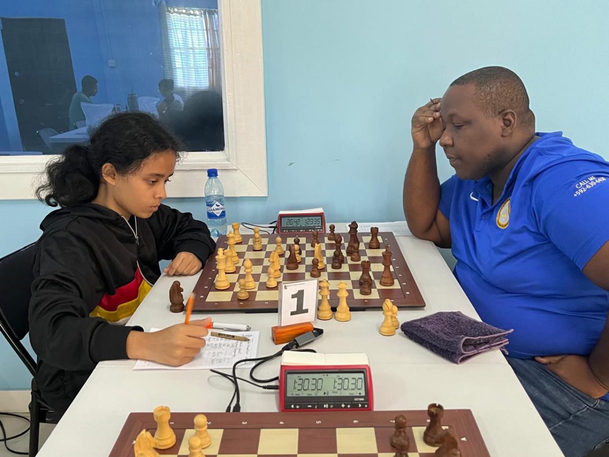 Candidate Master Ronuel Greenidge (right) leads the points standings heading into the final rounds of the Malta Supreme Grand Prix this weekend. 