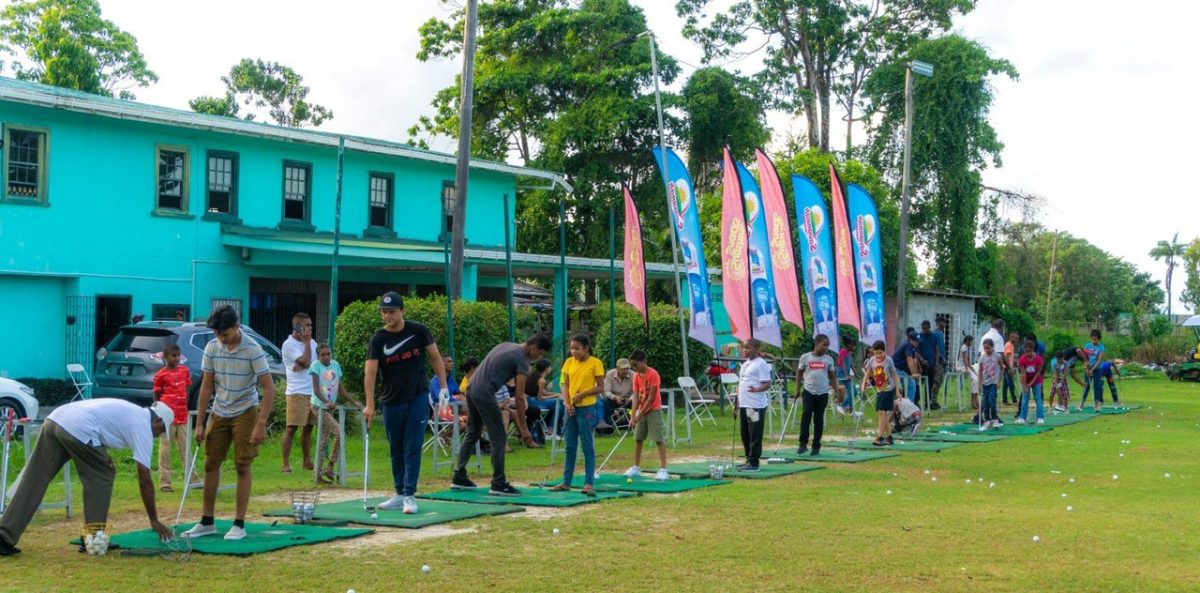 A scene from the previous edition of the National Junior Drive, Chip, and Putt Championship
