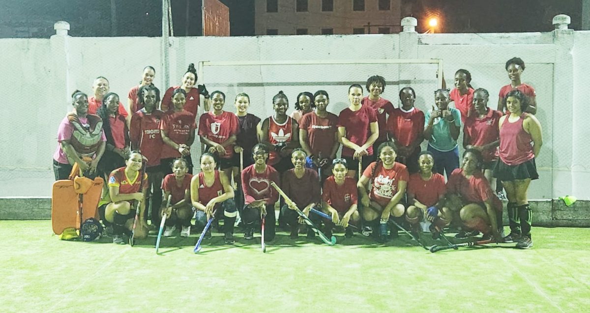 The Guyana National Women’s Hockey Provisional Squad
