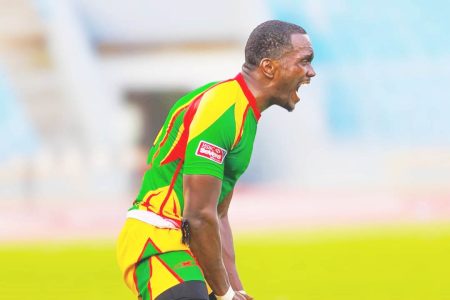 The ‘Green Machine’ will be without the services of Godfrey Pollydore for the return fixture against Trinidad and Tobago following an untimely injury
