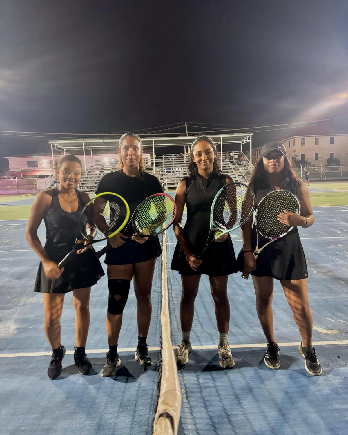 The pair (right) of Nkechi McPherson and
Kizzy Richmond won the Ladies Championship.
