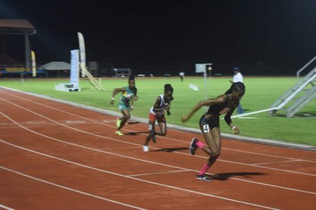 The Aliann Pompey Invitational returns today after a five-year hiatus. The event runs
off from 430PM at the National Track and Field Centre, Edinburgh, West Coast Demerara.