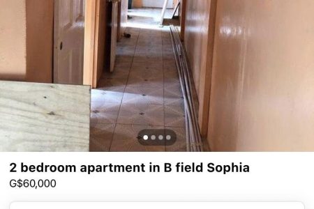 An advertisement for a two-bedroom apartment in Sophia