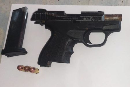 The firearm that was recovered
