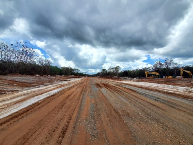 A repaired stretch (Ministry of Public Works photo)