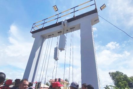 The $259M sluice commissioned at Capoey  
