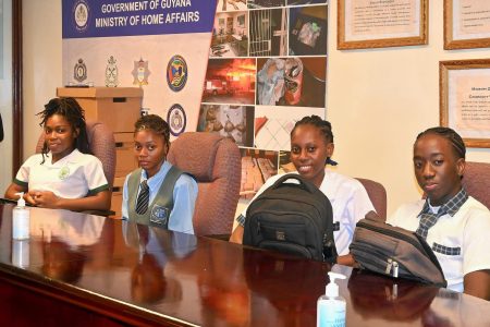 Some of the students (Ministry of Home Affairs photo)