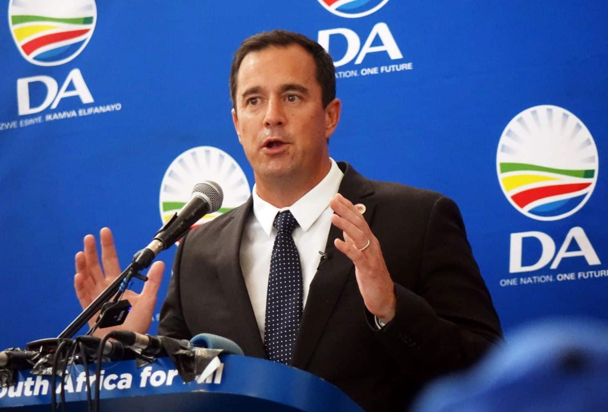 DA leader John Steenhuisen