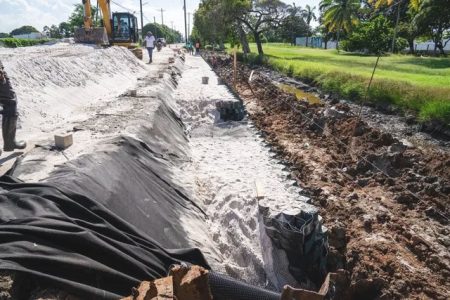 Work under way at Thomas Lands (DPI photo)