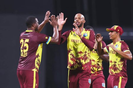 West Indies celebrating yesterday (ICC photo)
