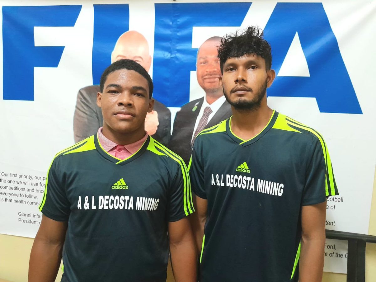 AK Galaxy scorers from left:
Ralph Henry and Samuel Mentore
