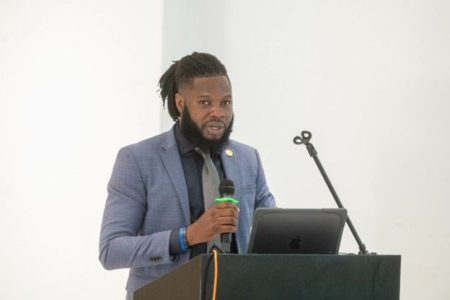 Senior Legal Advisor at the Attorney General’s Chambers, Chevy Devonish (DPI photo)