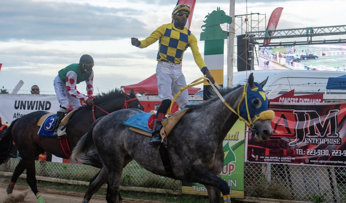 Ronaldo Appadu sits atop the jockey standings with 79 points heading into the Guyana Cup
