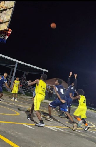 A scene from the Amelia’s Ward Jets and Victory Valley Royals encounter
