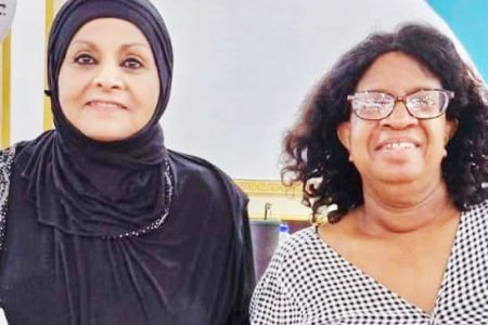 Chairman and Deputy Chairman Aleema Nasir (L) and Rosemary Benjamin-Noble (R)