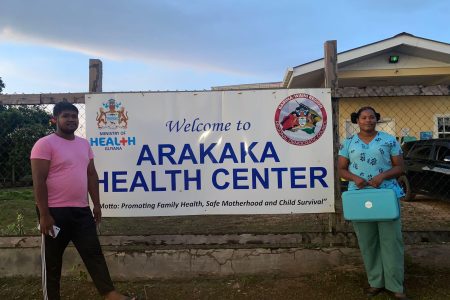 The Arakaka Health Centre (Ministry of Health photo)