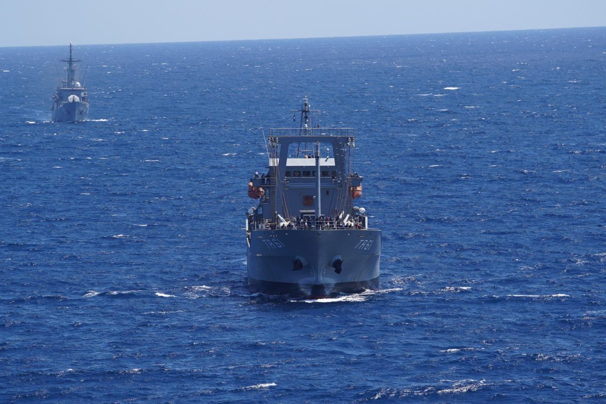 Vessels of participating nations operate in the Scenario phase of Multinational Maritime Authority Exercise GALAPEX II 2023, held September 18-30, in the Galápagos Islands. (Photo: Ecuadorian Navy)