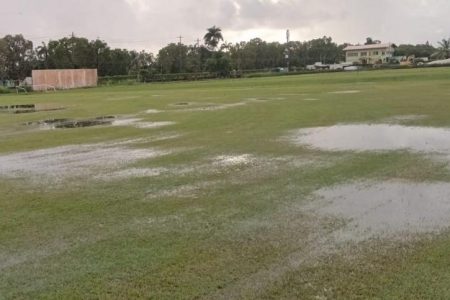 Rain had the final say for yet another GCB U17 Inter-County match day with matches at Everest and Lusignan abandoned. 
