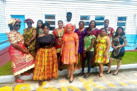  The Human Resource Department of the GPHC upped the ante in the hospital’s “African Wardrobe” competition yesterday. (GPHC photo)