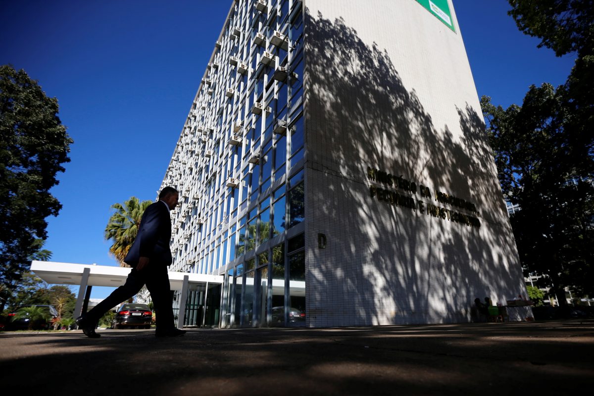 FILE PHOTO: The Agriculture Ministry headquarters building is seen in Brasilia, Brazil July 12, 2019. REUTERS/Adriano Machado/File Photo