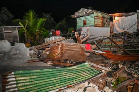 Some of the structures torn down (DPI photo)