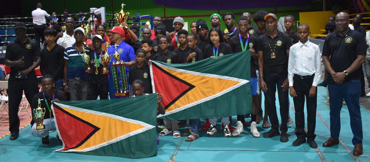 Lucky Number 7! Guyana successfully retained their overall title in the Winfield Braithwaite Caribbean Schoolboys & Schoolgirls Boxing Championship for a record-extending seventh time