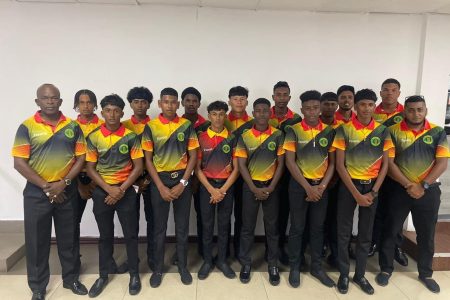 The Guyana National U17 Cricket team will bowl off their Cricket West Indies Rising Stars Men’s U-17 50-over campaign today.