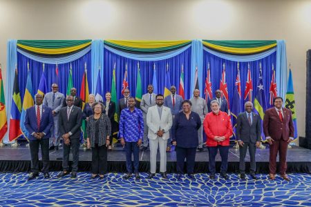 CARICOM Heads and High officials in Grenada for Heads of Governments Summit.
