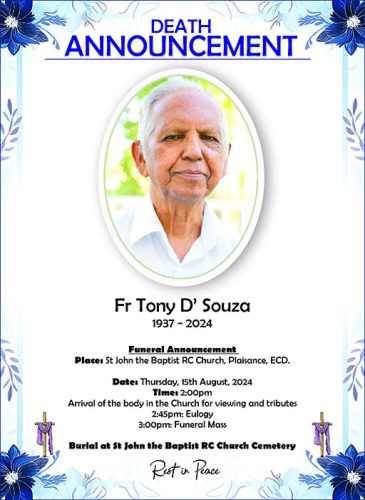 Fr Tony D’ Souza