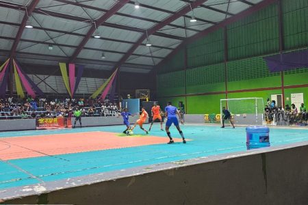 A scene from the ‘Keep Ya Five Alive’ Futsal Championship