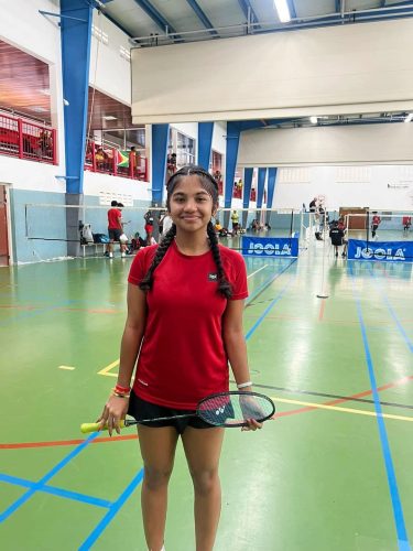  Guyana’s Mishka Beharry had to settle for Girls U17 Bronze 
