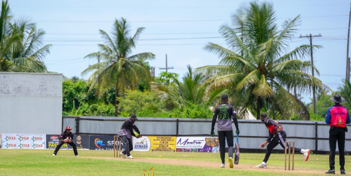 Ricardo Adams of Mahdia led the way with a belligerent unbeaten innings of 43