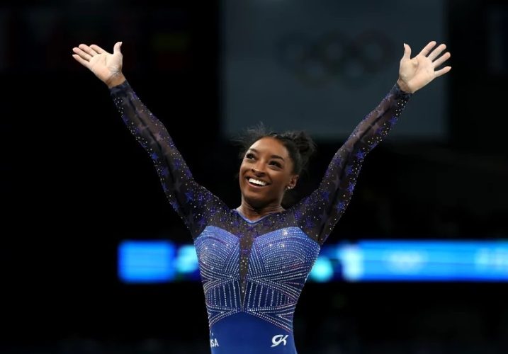 Simone Biles won the all-around title to become the most decorated gymnast in history