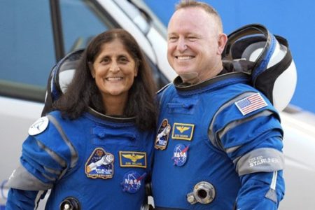 Veteran NASA astronauts Butch Wilmore and Suni Williams  (AP photo)