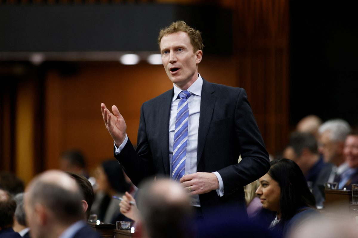 Canada's Minister of Immigration, Refugees and Citizenship Marc Miller speaks during Question Period in the House of Commons on Parliament Hill in Ottawa, Ontario, Canada February 26, 2024. REUTERS/Blair Gable/File Photo