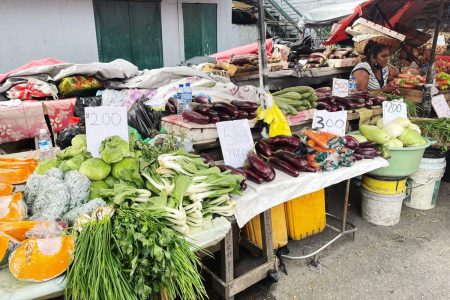 A market scene (Stabroek News file photo)