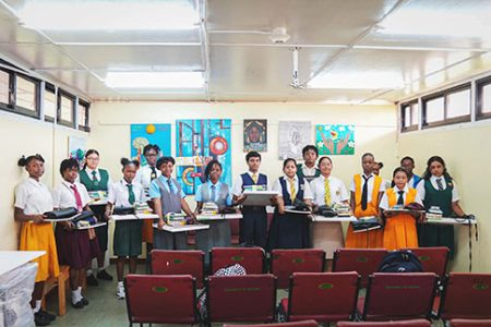 Some of the students who were selected for the programme. 