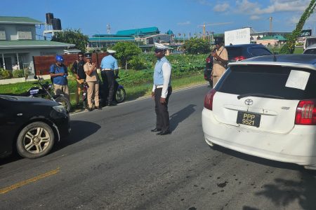 Police during the campaign 