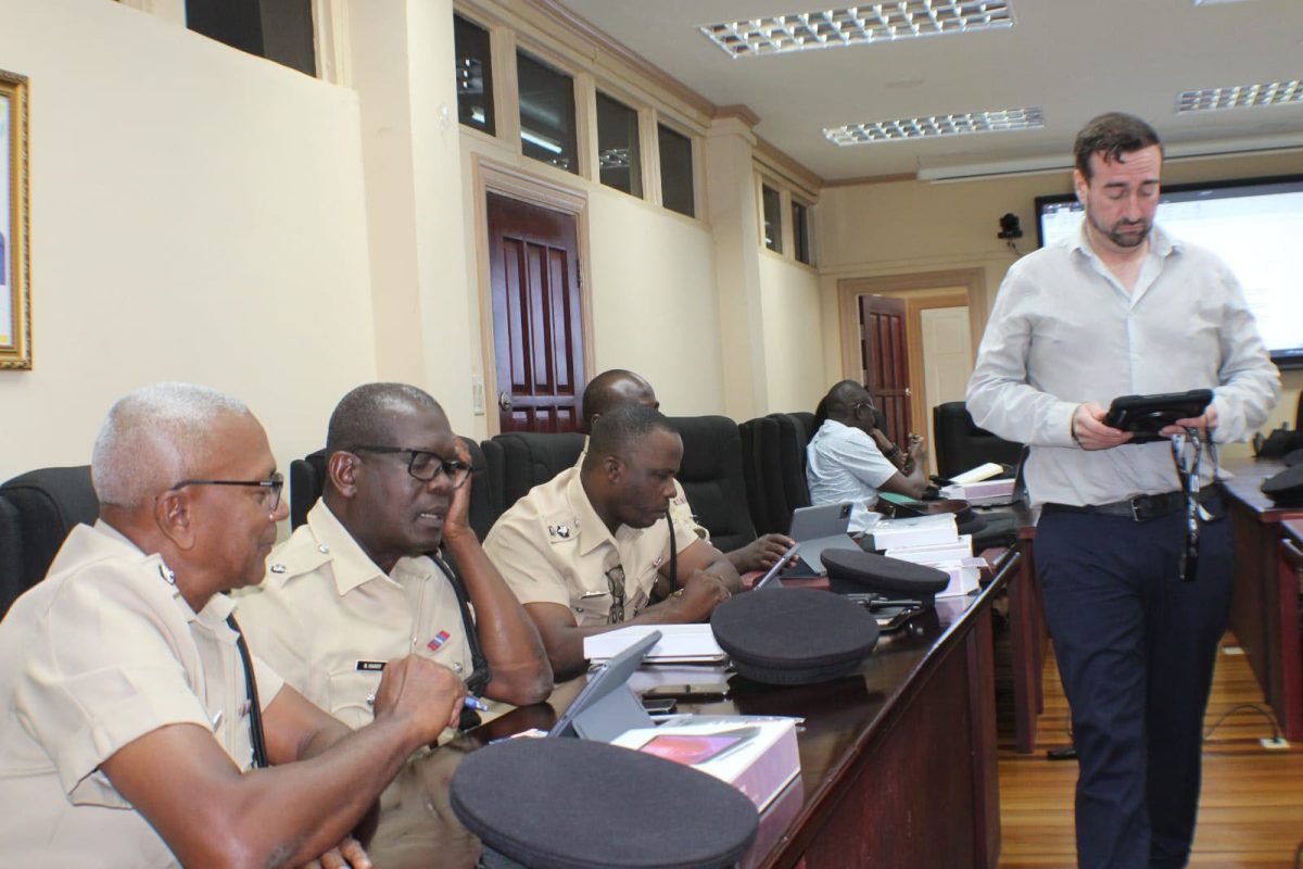 The training session (Ministry of Public Works photo)
