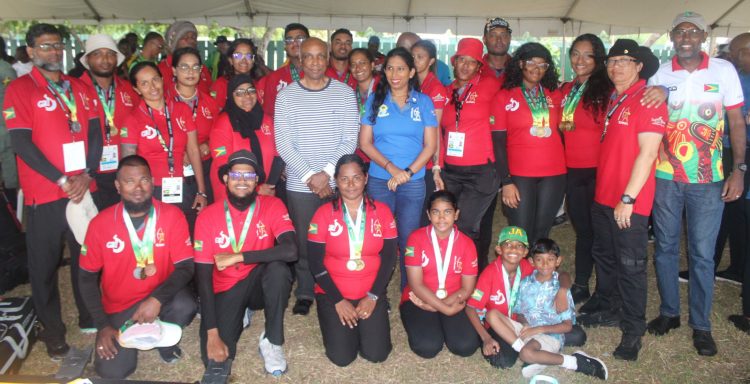 Members of Team Guyana following the conclusion
of the 6th Caribbean Development Archery Championships
