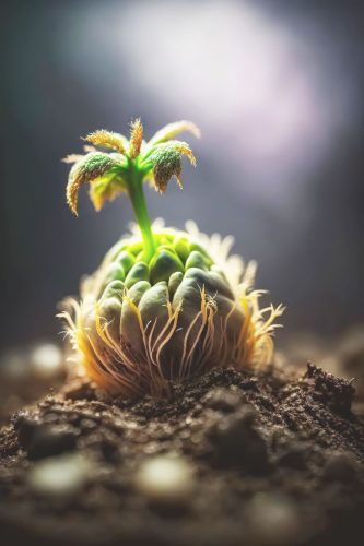 AI generated image of a cactus growing by svstudioart on Freepik