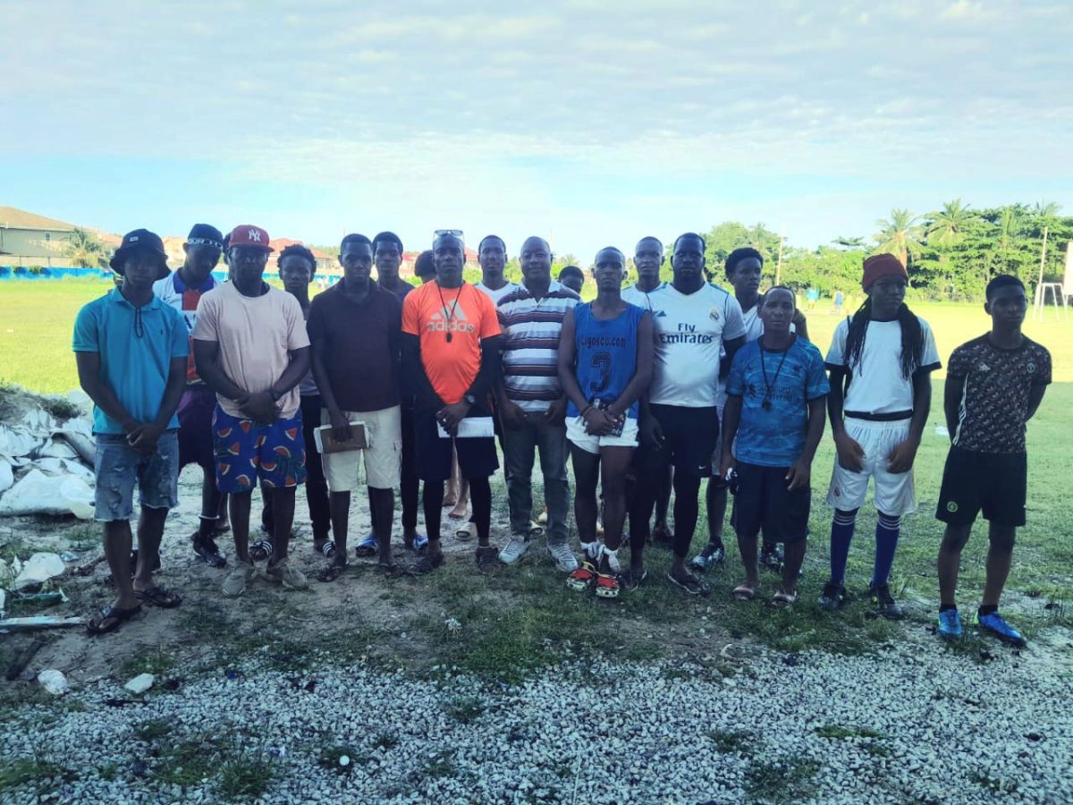 Members of the Plaisance Football
Club following the conclusion of its AGM.