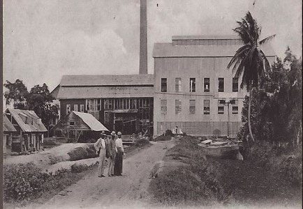 Postcard of Plantation Blairmont in Berbice also watermarked “The Berbice Gazette Store, British Guiana”