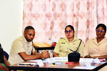 Participants at the training (Police photo)
