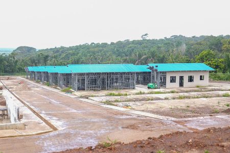 The school under construction (Ministry of Education photo)