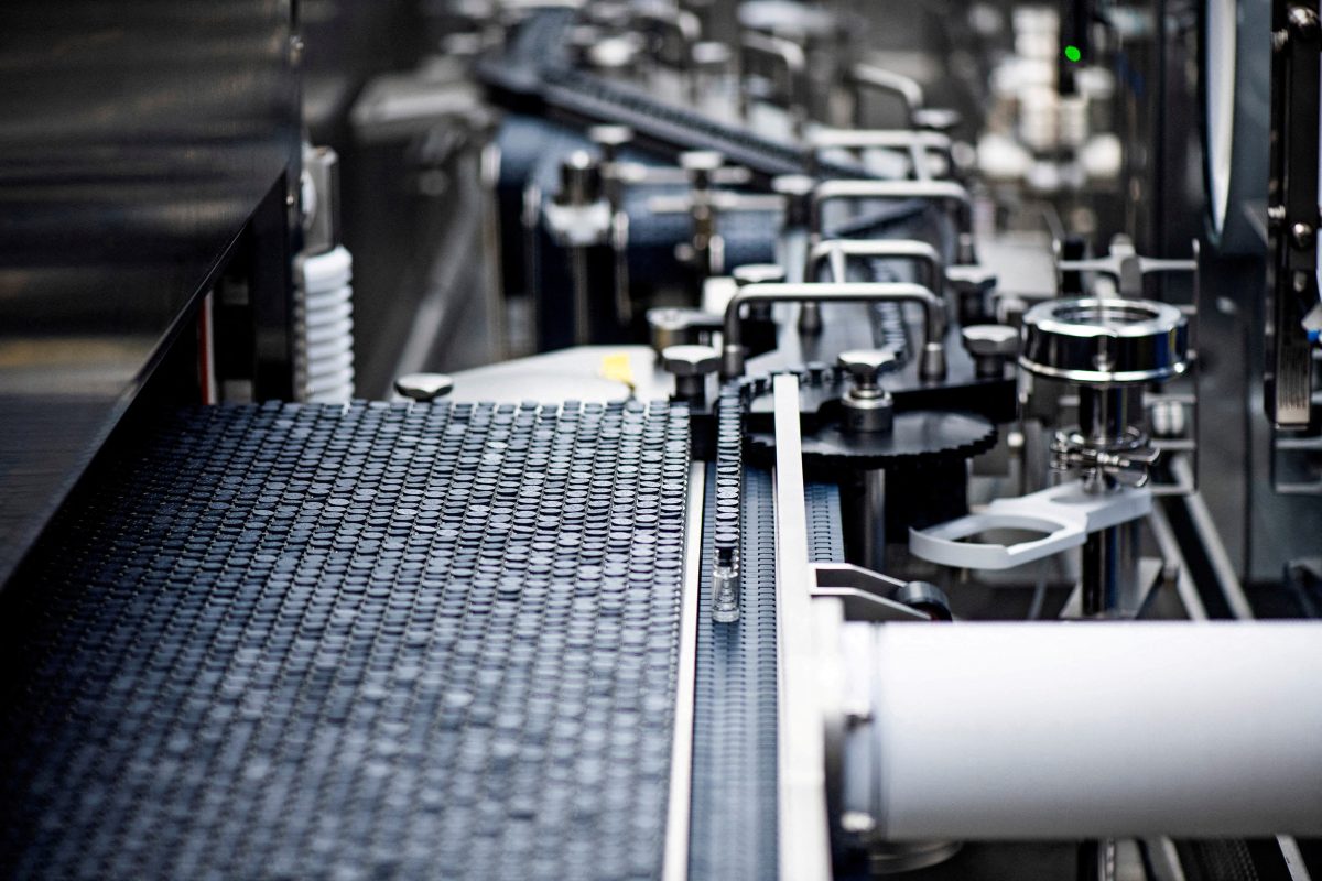 FILE PHOTO: Undated handout picture of a Bavarian Nordic manufacturing line obtained by Reuters on August 16, 2024.    Bavarian Nordic/Carsten Andersen/Handout via REUTERS/File Photo