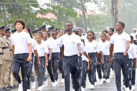  A scene from the recent Police Youth Camp (Police photo)